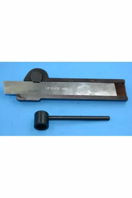 PARTING TOOL HOLDER AND BLADE FOR LARGE LATHE 3/4 x 6 SOUTH BEND, JET, CLAUSING