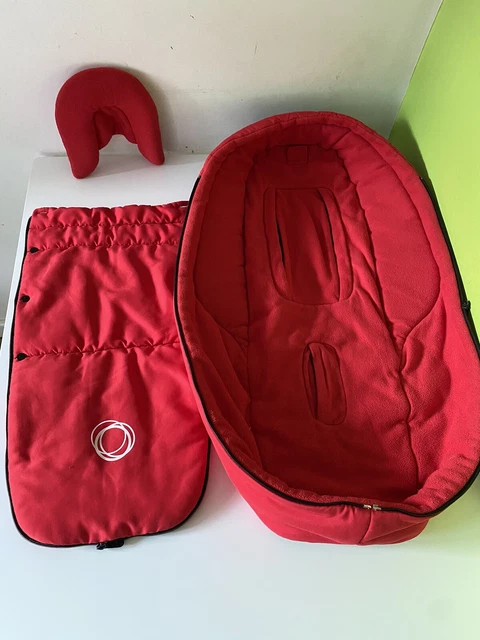 Bugaboo Bee Cocoon con soporte para cabeza - rojo