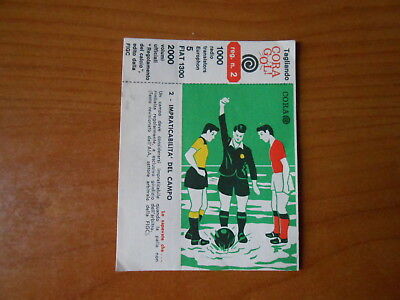 figurina 90 REGOLE IN TASCA reg.n.36 CONCORSO CORA GOL 1962-63 