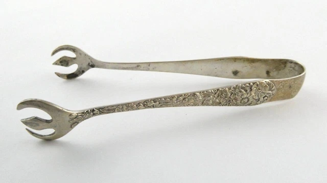 Alvin Nuziale Bouquet Sterling 1932 Grande Sugar Pinze 27.5g Molto Buono Stato