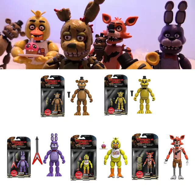 6Pcs Five Nights At Freddy's Articulated Action Figure FNAF Toys