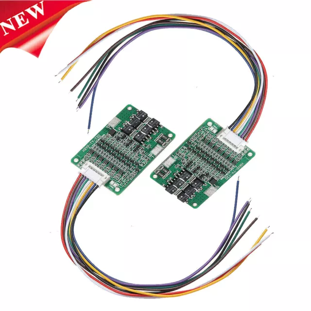 2PCS 7S 29.4V BMS Protection Board with Balance 18650 For Li-ion Lithium Battery