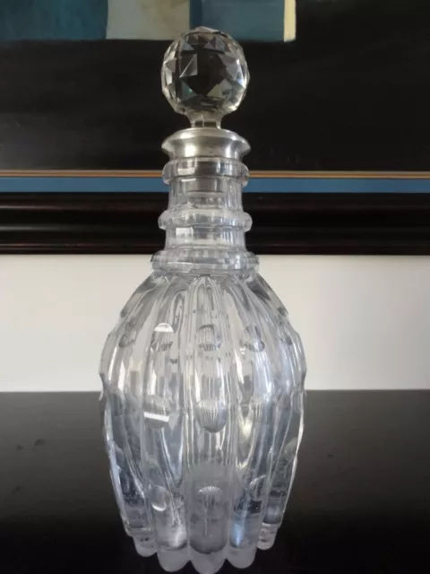 BACCARAT - SUPERBE et RARE CARAFE - MODELE "à BAMBOUS" - 1830 (2).