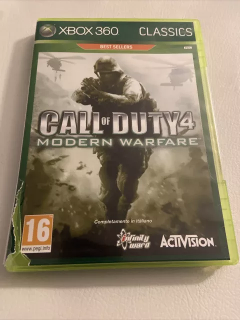 Gioco guerra azione  originale usato CALL OF DUTY: MODERN WARFARE  XBOX 360