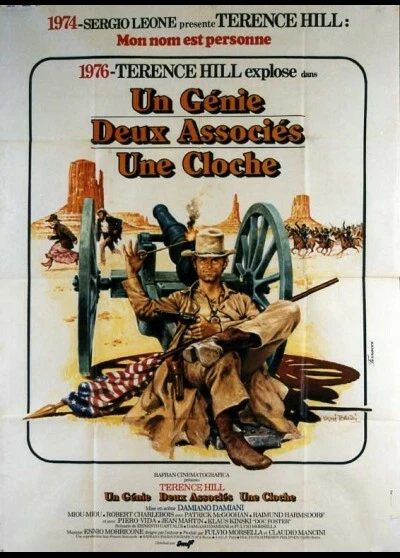 affiche du film UN GENIE DEUX ASSOCIES UNE CLOCHE 120x160 cm