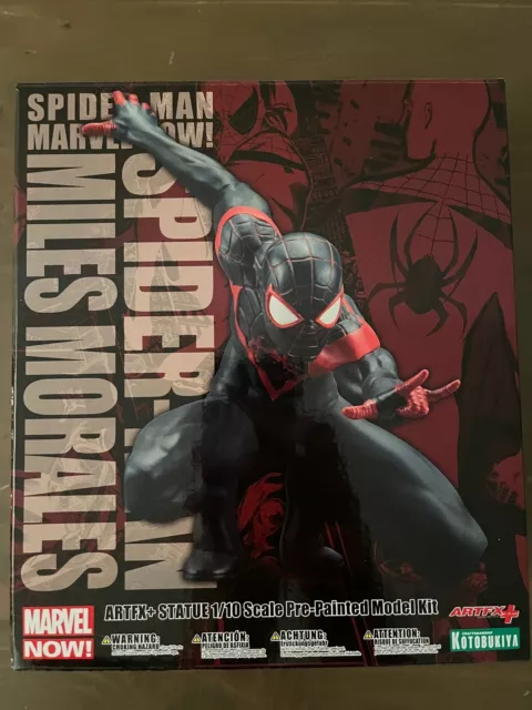 Spider Man Miles Moral Pvc Statue Art Fx Kotobukiya Marvel Now