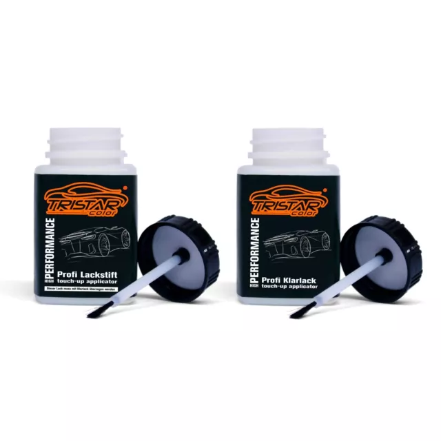 Autolack Lackstift für Chrysler Dodge Jeep PT6 Medium Tundra Metallic 2 x 50ml 2