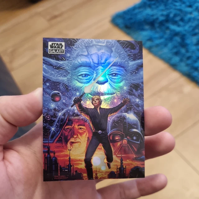 Star Wars Topps Galaxy Chrome The Four Jedi Refractor 29