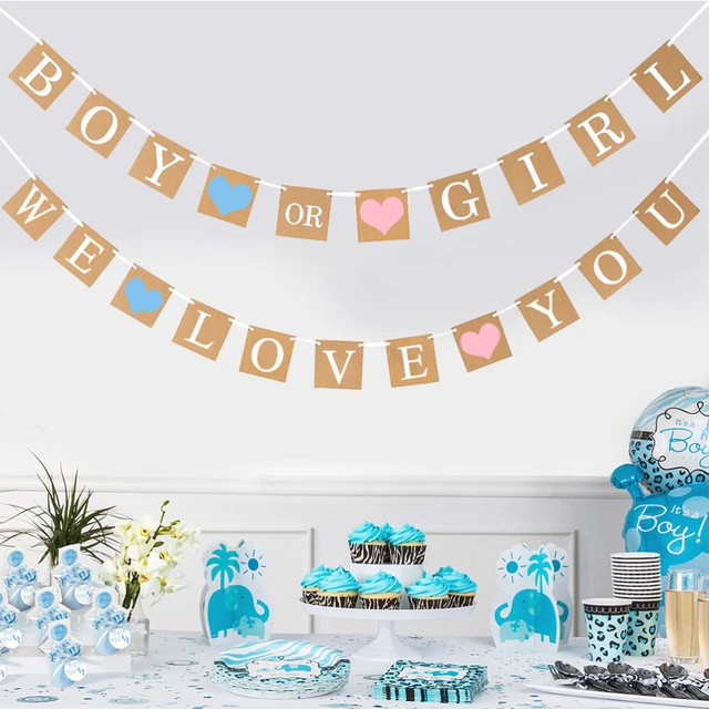 Partei Hängende Wimpelkette Willkommens-Baby-Banner Baby-Party-Flagge Schmücken