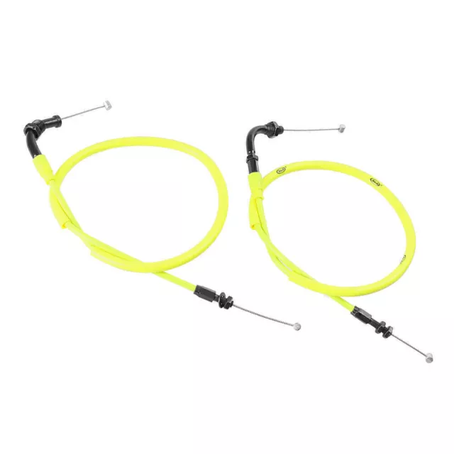 Motor Accelerator Yellow Lines Throttle Cables for Honda CBR600RR 2007-2012 GZ