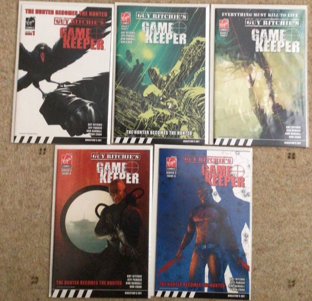 VIRGIN COMICS GUY Ritchie’s The Gamekeeper 2nd series complete Set 15