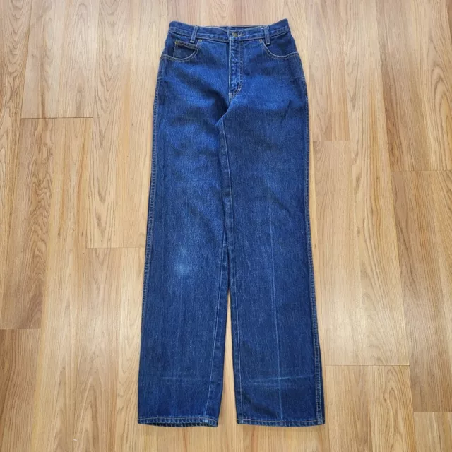 Vintage Calvin Klein Jeans 26x31 Made in USA Blue 80s Relaxed Dark Union Tag 28