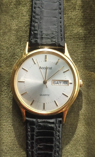 ACCURIST LADIES WATCH Gold Colour. Day Date CAL.6M02 New Battery 29.99 PicClick UK