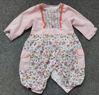 Girls Vintage, Spanish Style, Summer All In One Romper, 6 Months, Catimini