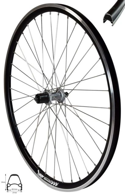 REDONDO 28 Zoll E-Bike Hinterrad Laufrad 4D Felge Shimano T-3000 Nabe Schwarz