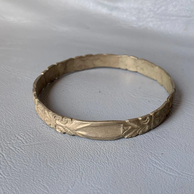 Very Old Rare Ancient Viking Bracelet Silvered Artefact Authentic Amazing