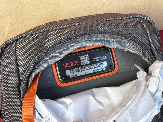 TUMI Alpha Ballistic Nylon Small Crossbody Bag EDC Grey Authentic ‼️ 9