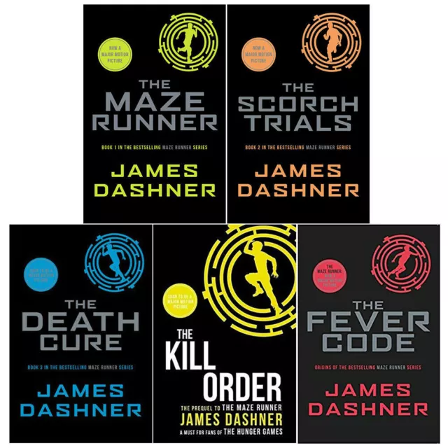 James Dashner 5 Books Collection Set Maze Runner Series Solar System PB NEW