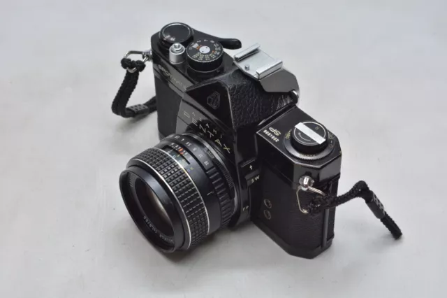 [ EXC+ 5 Avec / Étui ] Pentax Spotmatic Sp Noir SLR Caméra Smc Takumar 55mm F1.8