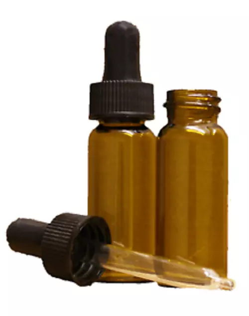 10ml Amber Glass Bottle Ear Eye Drops Pipette Aromatherapy Empty UK Seller