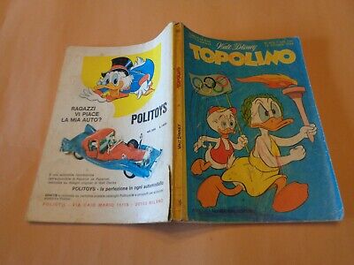 Topolino N° 672 Originale Mondadori Disney Discreto 1968 Bollini