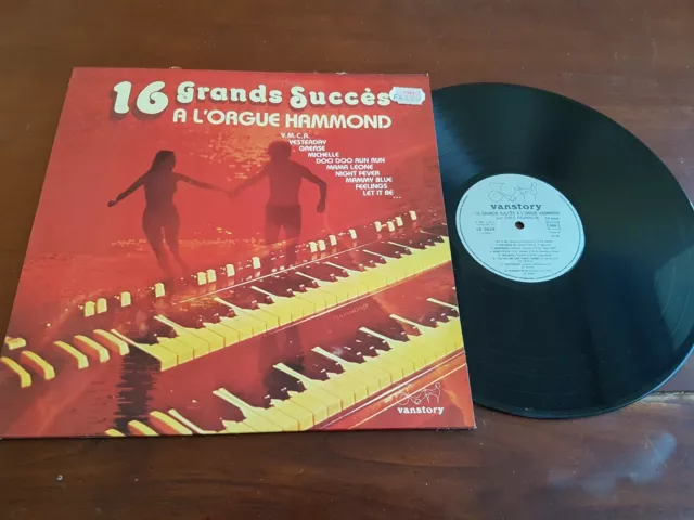 Disque 33 tours 16 GRANDS SUCCÈS A L'ORGUE HAMMOND  