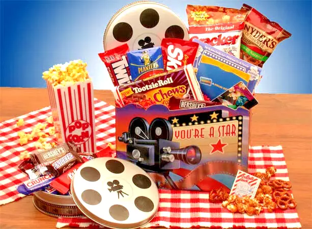 You’re a Superstar Movie Snacks Gift Box- with $10.00 Redbox Gift Card from GBDS