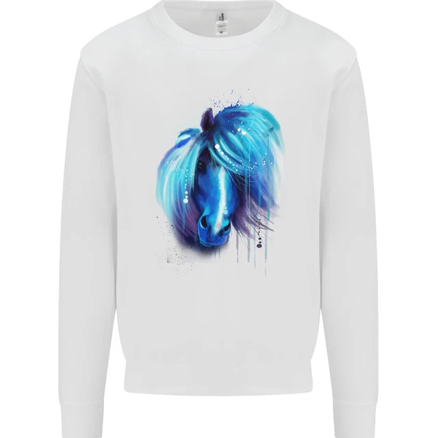 Watercolour Horse Kids Sweatshirt Jumper