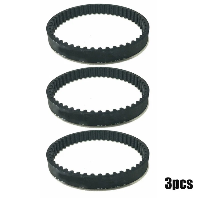 Cordless Vacuum Cleaner Belt Belts Black Vacuum Cleaner Parts 3PCS Home Kitchen