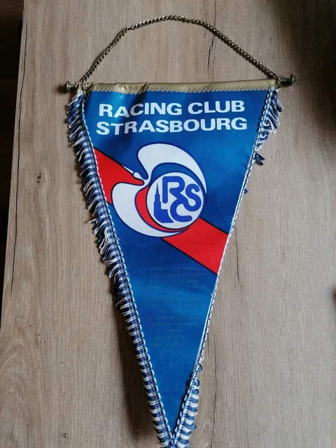 Fanion / Pennant Du Racing Club De Strasbourg – Support