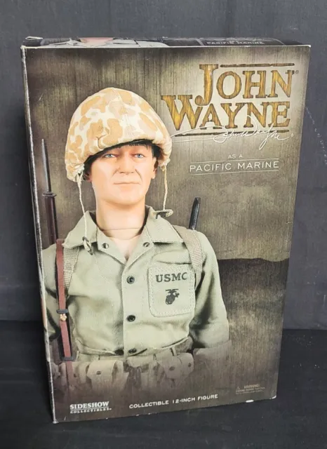 JOHN WAYNE 1:6 Scale Figure from SIDESHOW Collectibles - USMC Pacific Marines