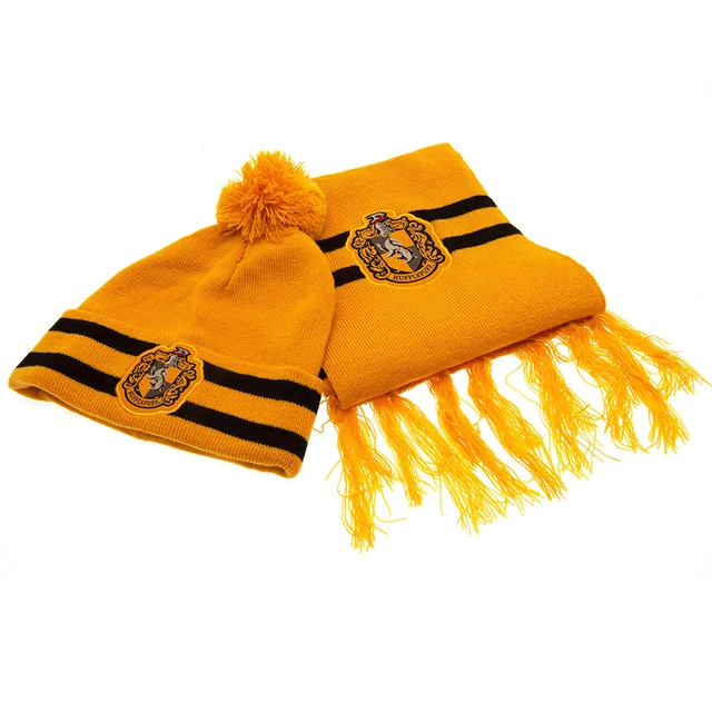 Harry Potter Hufflepuff Set Cappello e Sciarpa Bambini (TA9986)