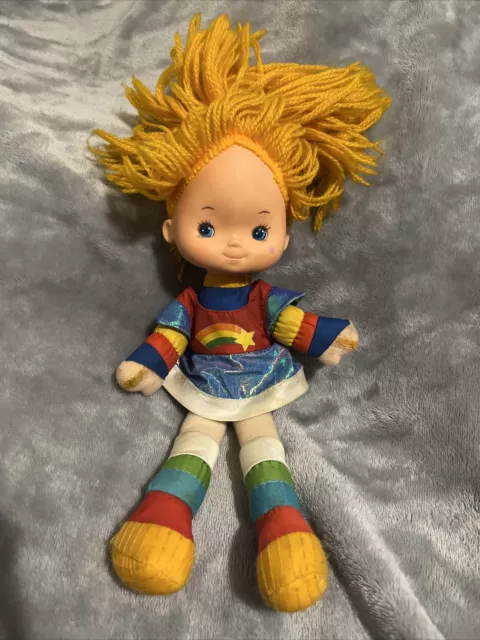 Vintage Hallmark Regenbogen Brite Puppe im Originalkleid - 1983 - 11 Zoll groß