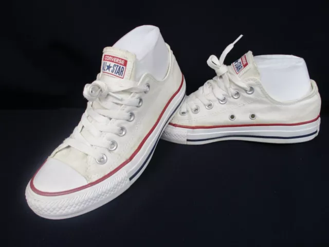 CONVERSE All Star Chuck Taylor Low Top Trainers, White, Size UK 5, Eur 37.5