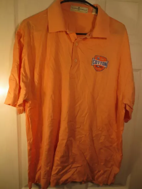AT&T COTTON BOWL Classic Peach Polo Shirt By Fairway & Greene Size ...