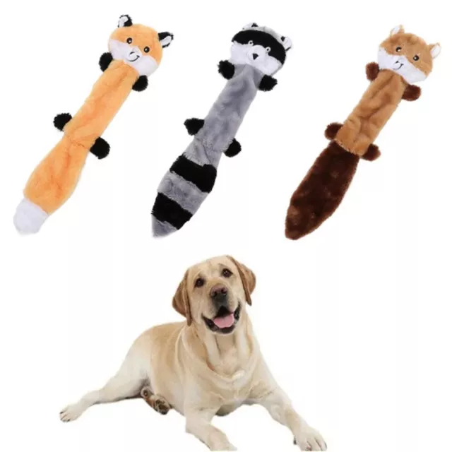 Soft Simulated Animal Dog Toy Interactive Dog Chew Toy  Self Happy