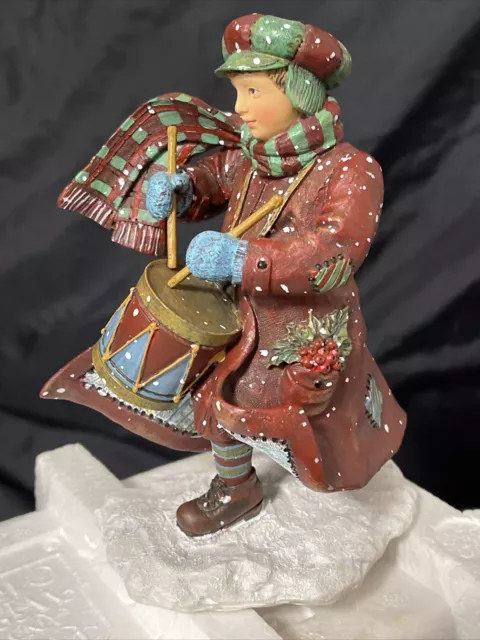 Lang & Wise 1999 Classic Santa Drummer Boy Figurine by Susan Winget