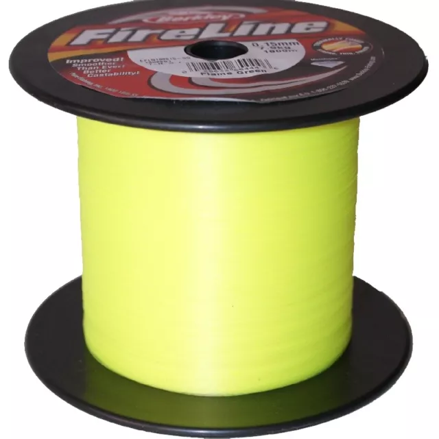 Berkley Fireline 250M 0.39mm Flame-Green Geflochtene Angel Schnur Leuchtgrün Kva