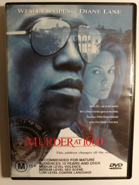 Murder At 1600 (DVD, 1999) DVD Region 4 Wesley Snipes Action Thriller Free Post