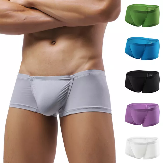 Tasca da Uomo Boxer Pacco Marsupio Intimo SPORTS Slip Mutande/Pantaloncini ಇ