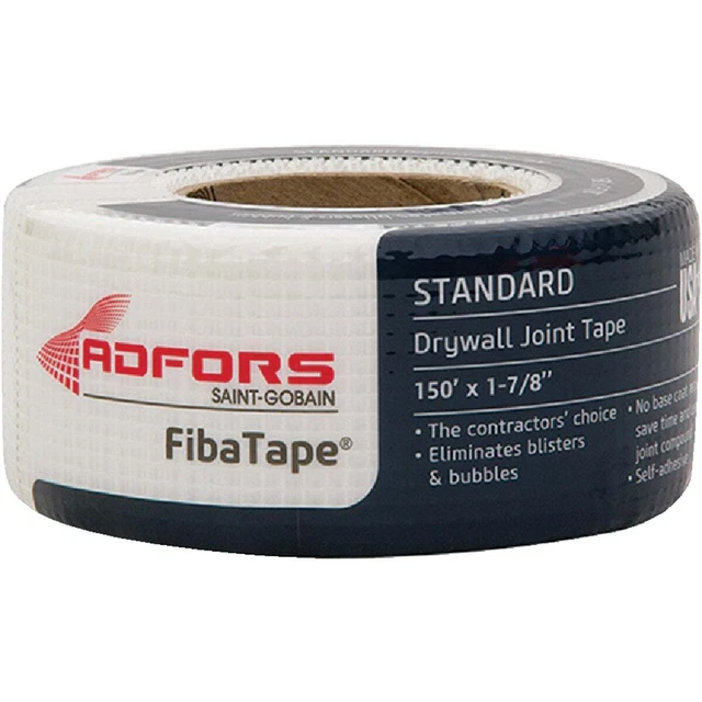 FibaTape 1-7/8 In. x 150 Ft. White Self-Adhesive Joint Drywall Tape FDW8660-U