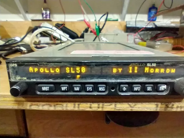 Garmin / Apollo SL 50 Slimeline GPS, PN: 430-6040-400 navigator nav IFR TSO mods
