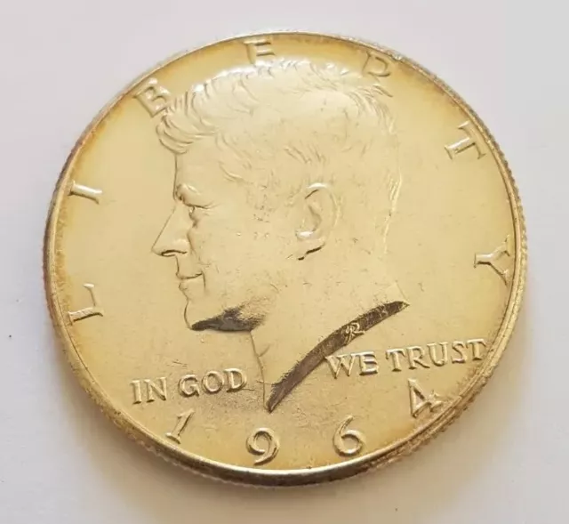 1964 USA United States of America John F Kennedy 0.900 Silver Half Dollar coin