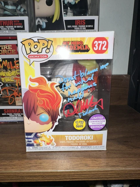 todoroki glow funko pop signed