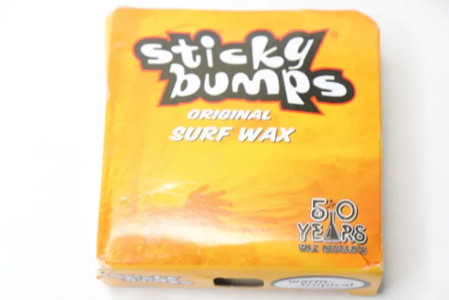 Sticky Bumps Unisex Original Surf Wax Warm Tropical White
