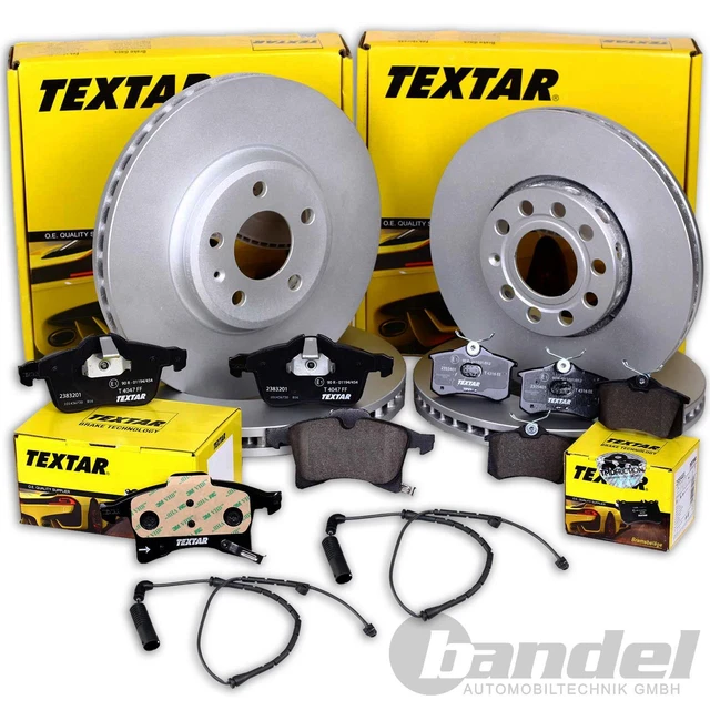 TEXTAR Bremsbeläge + Wako Für BMW 1er F20 F21 3er F30-34 4er F32-36 Hinten