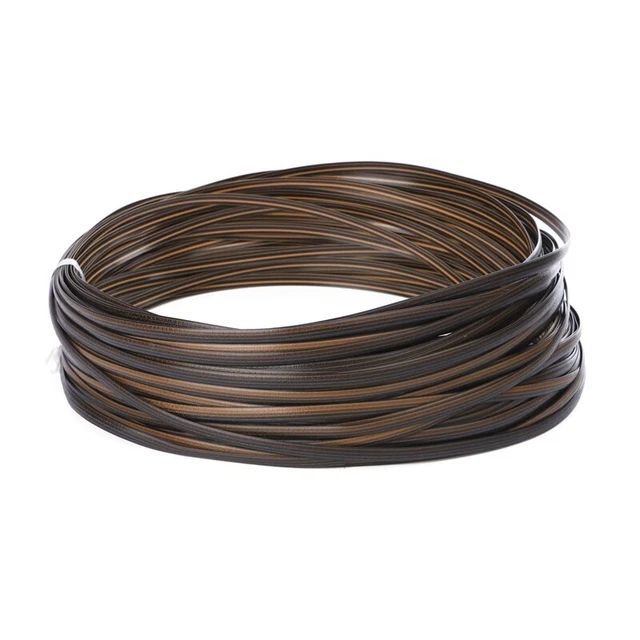 Material de tejido de ratán sintético plano degradado de café ratán plástico para K M9M6