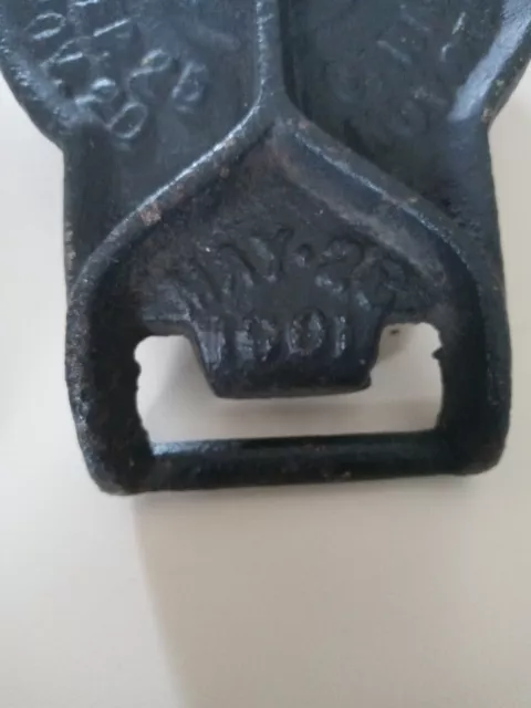 1 Antique Vintage Myers Sure Grip Barn Door Roller Cast Iron Louden Porter 2