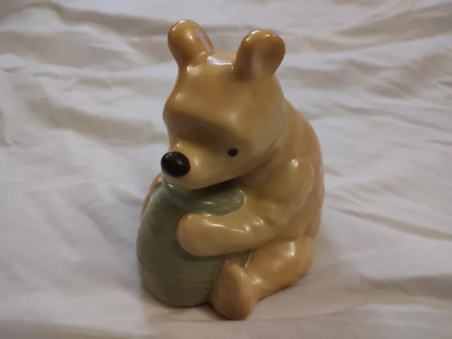 Disney Classic Pooh "Pooh with Honey Pot" with bow by Michel & Company