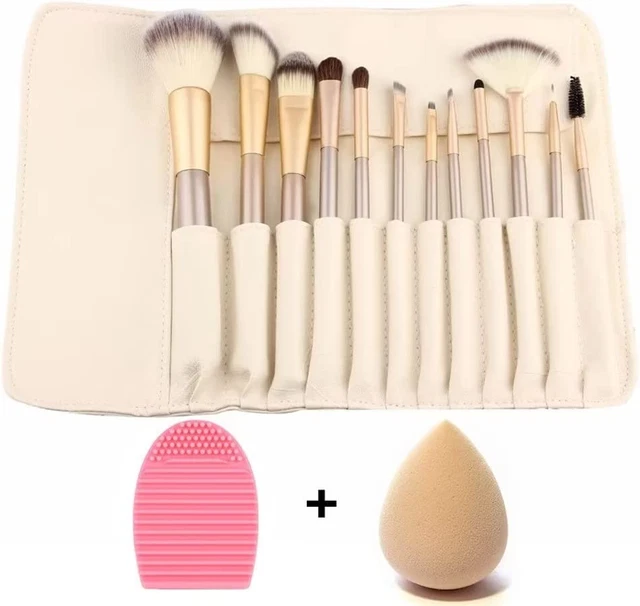ZOCONE Pennelli Trucco Pennelli Make up Set , 12 PCS Set Pennelli Trucco +1 PCS